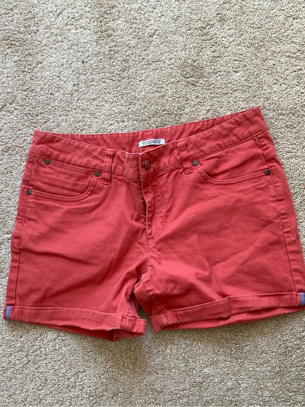 Toad&Co Coral Jean Shorts